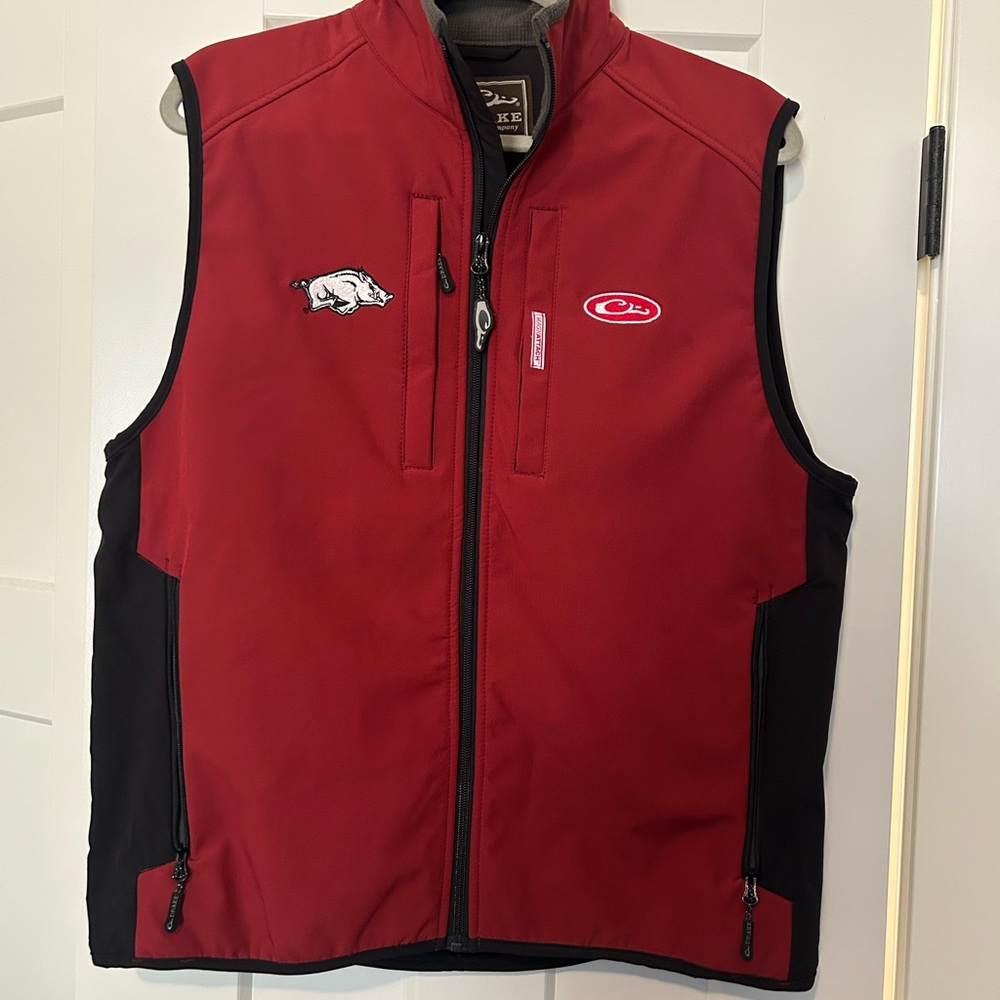 Men's Red and Black Razorback Vest